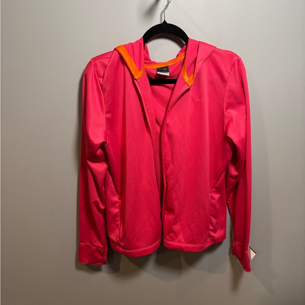 Nike Sphere Dry Pink Jacket with Orange Trim 5